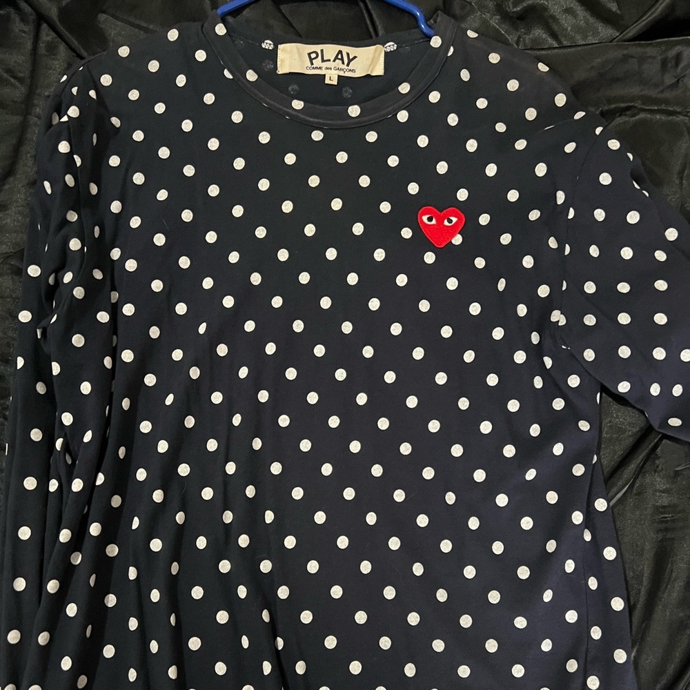 Comme De Garcon Polkadot Longsleeve